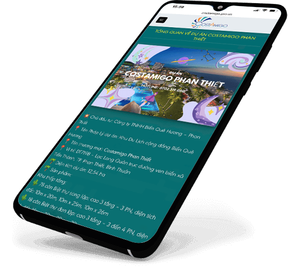 Liên hệ nhận giáo giá dự án Costamigo Phan Thiết